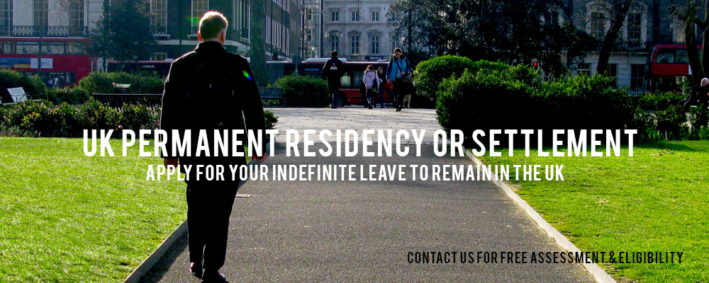 . UK Permanent Residency or Settlement